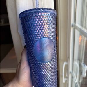 Starbucks Disney 50th Tumbler Iridescent Blue Studded Tumbler